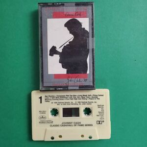 Johnny Cash Classic Cash Hall of Fame Cassette 1988